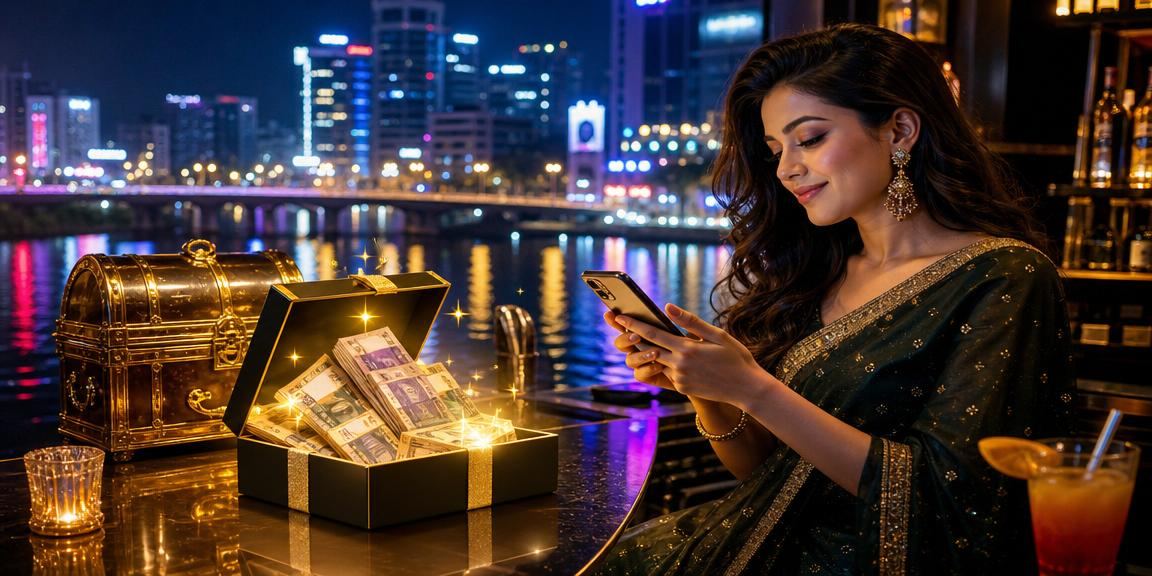নারায়ণগঞ্জের একজন মডেল মোবাইলে ক্যাসিনো ও লটারি অ্যাক্সেস করছেন